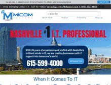 Tablet Screenshot of micomsystems.net